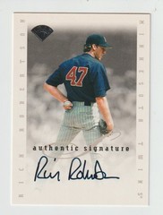 Rich Robertson – 1996 Leaf Signature Series Update – Autographed – Twins