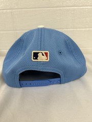 LA Dodgers City Connect Hat Youth New Era 9FORTY Blue Script Logo Adjustable
