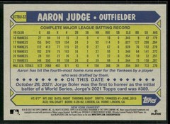 2022 Topps Update #87TBU-32 Aaron Judge 1987 Topps Baseball 35th Anniversary
