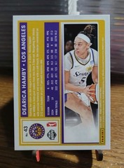 2025 Panini Donruss WNBA – Dearica Hamby #43 Holo Red /299