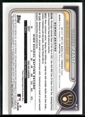 2024 Bowman #BP-137 Cooper Pratt Prospects, Milwaukee Brewers