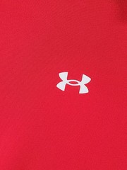 Under Armour DC Defenders Football Polo Shirt Mens Large Red Slim UFL Authentic