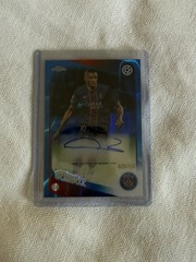 2025/26 Topps Chrome UEFA #CA-OS OUSMANE DEMBELE Blue Lava Auto /150 PSG 🔥🏆