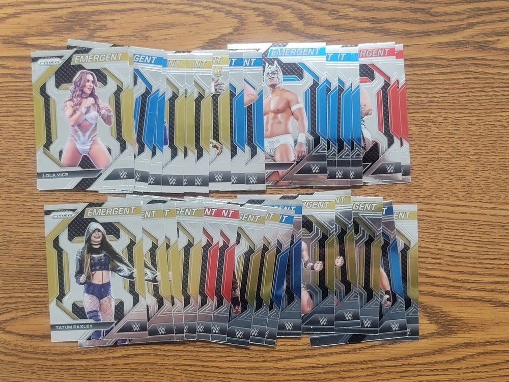 2024 Panini Prizm WWE Emergent Insert #1-20 Build Set Pick Your Card