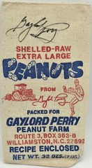 Gaylord Perry Signed Peanuts Bag Seattle Mariners