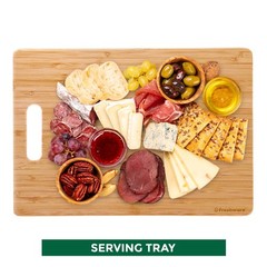 Freshware Bamboo Cutting Board Set of 3 (8×6, 11×8.5, 13×9.5 in),