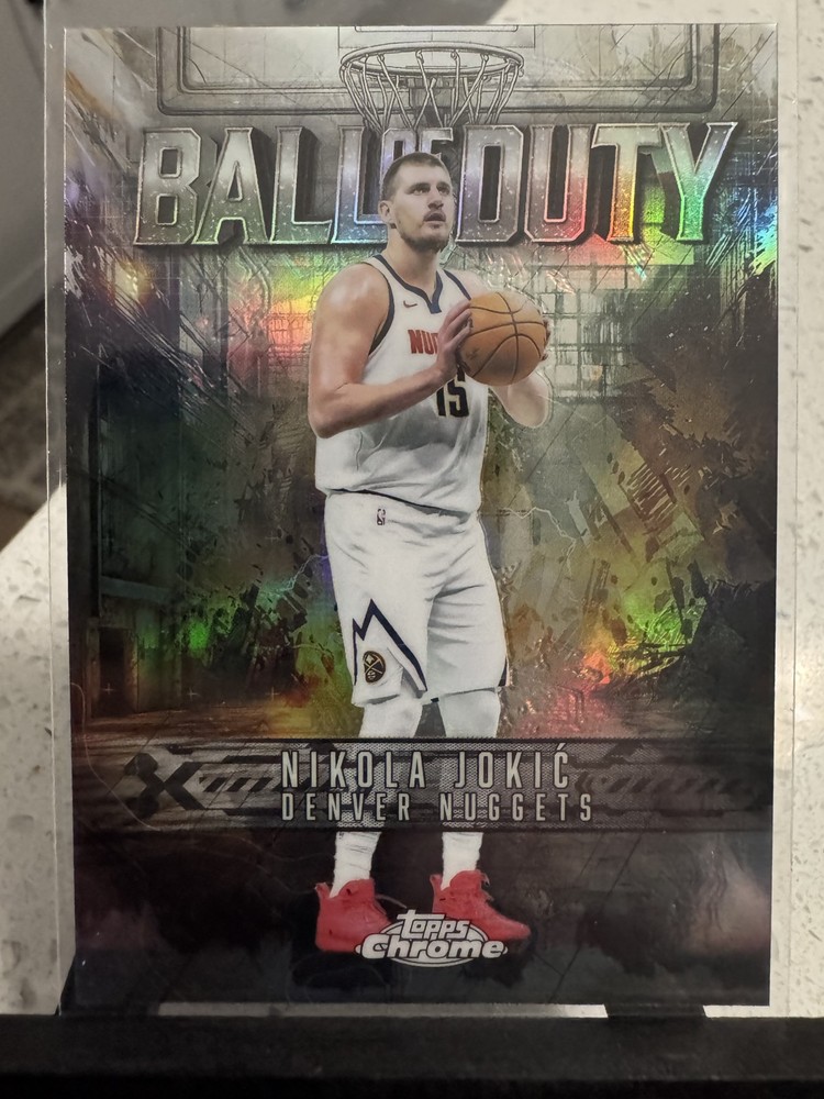 2025-26 Topps Chrome – Ball of Duty Nikola Jokić #BD-3 Refractor