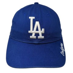 Los Angeles Dodgers MLB Fanatics Blue Baseball Cap Hat OS White LA Logo Script