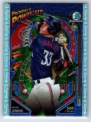 2024 Bowman #PP-1 Walker Jenkins Prospect Power-Up Mojo Refractors Baseball