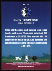 2025-26 Topps #8B-15 Klay Thompson 8-Bit Ballers