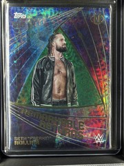 Seth « Freakin » Rollins 2025 Topps WWE Universe 70/99 Green Remarkable Returns #4