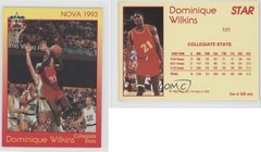 1993 Star Nova Collegiate Stats 1/500 Dominique Wilkins #101 HOF 0h4