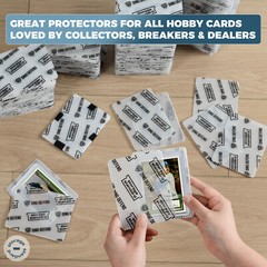 Trading Card Shipping Protectors 510 Pack 3.5 » x 4.5 » Flats for Card Breakers