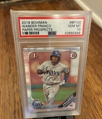 2019 Bowman Wander Franco PSA 10 Rookie RC Prospects BP-100