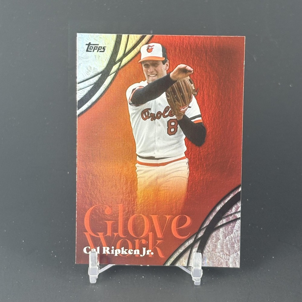 2026 Topps #GW-14 Cal Ripken Jr. Glove Work