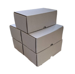 (5x) 350 CT COUNT Corrugated Cardboard Storage Box-Sport Trading Card Boxes