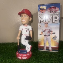 Mike Trout 11x All Star 2024 Los Angeles Angels 2x MVP Bobble SGA Bobblehead