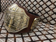 NWA BIG GOLD Championship Title belt Belt Multi Layered 8mm Zinc 3D