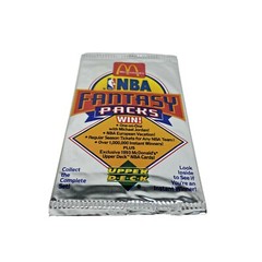 1992-93 Upper Deck NBA Basketball McDonald’s Foil Fantasy Packs Jordan Shaq RC?