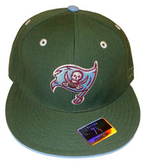 Tampa Bay Buccaneers Kolors Basics Flat Brim Fitted Reebok Hat- Size 7 1/8