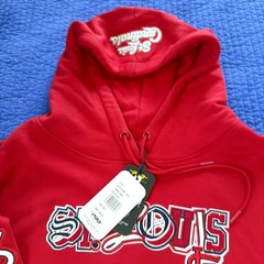 St.Louis Cardinals Women’s Cropped Hoodie Red STL Patch MLB ProStandard NWT XL