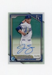 2024 Bowman Draft Chrome Jac Caglianone Auto Image Var /99 Royals CPA-JC