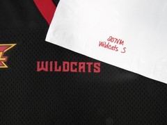 New XFL LA Wildcats Mens Sizes S-M-L-XL-2XL-3XL Blank Football Jersey