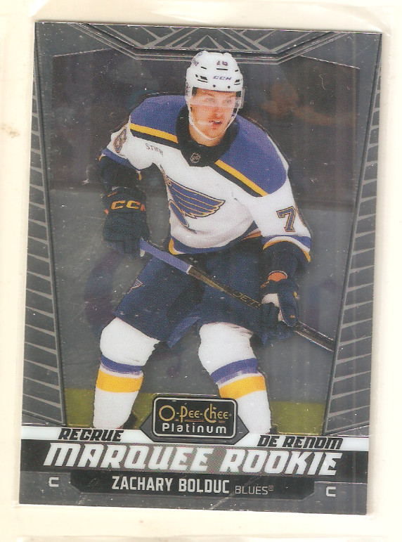 Zachary Bolduc 2024-25 OPC Platinum Rookie Card #253 Blues